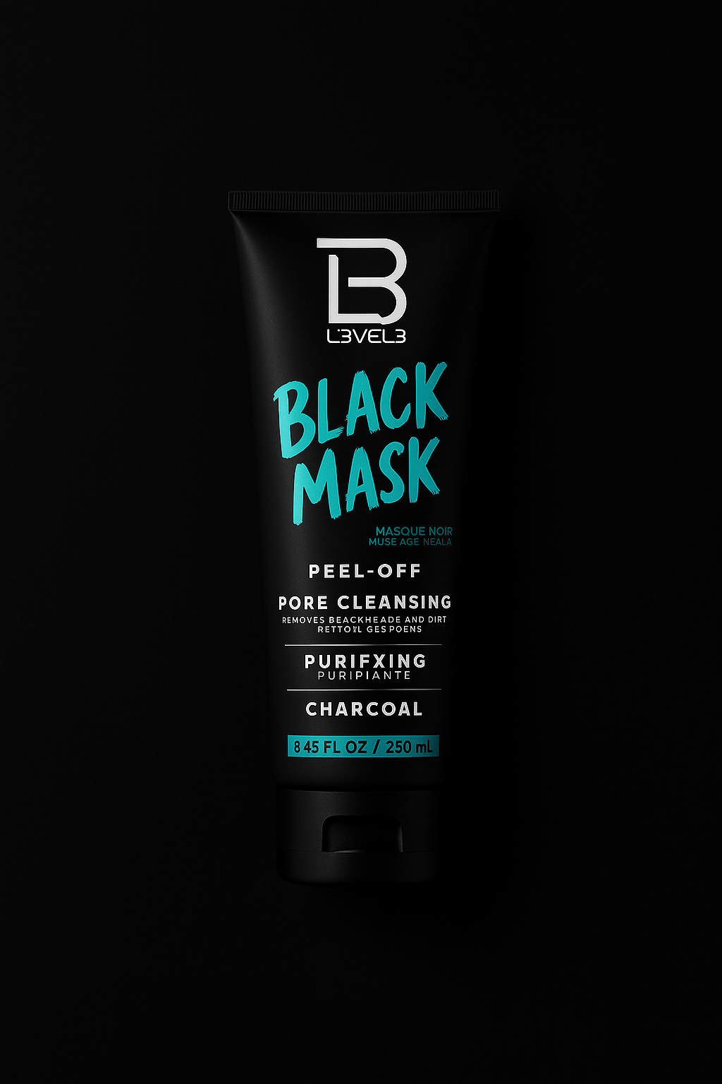 L3VEL3 Black Charcoal Peel-Off Face Mask